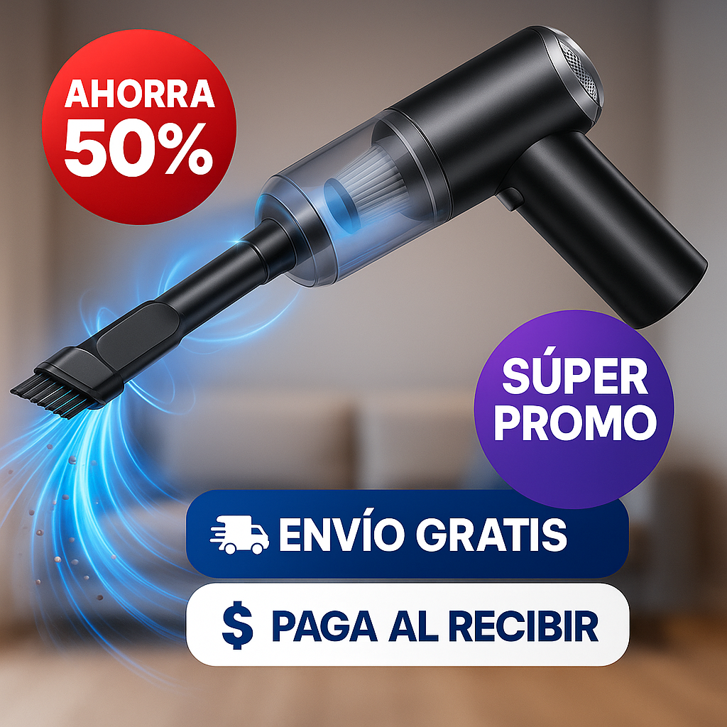Aspirador de coche portátil